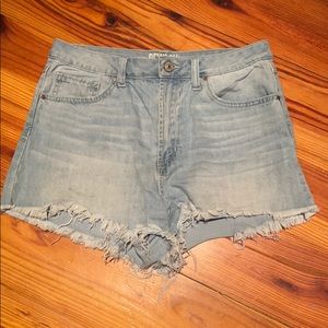 Blue cut off Jean shorts -7/28